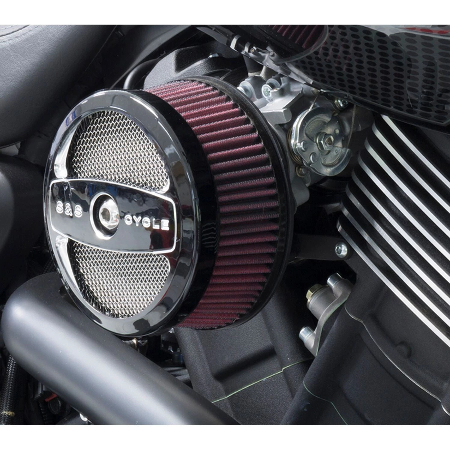 HIGH NOTE PERFORMANCE S&S Dual Bore Air Cleaner Kit S&S Cycle 4 HIGH NOTE PERFORMANCE S&S Dual Bore Air Cleaner Kit S&S Cycle