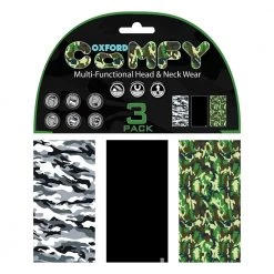 HIGH NOTE PERFORMANCE Innerwear & Headwear Oxford Comfy Camouflage 3 Pack