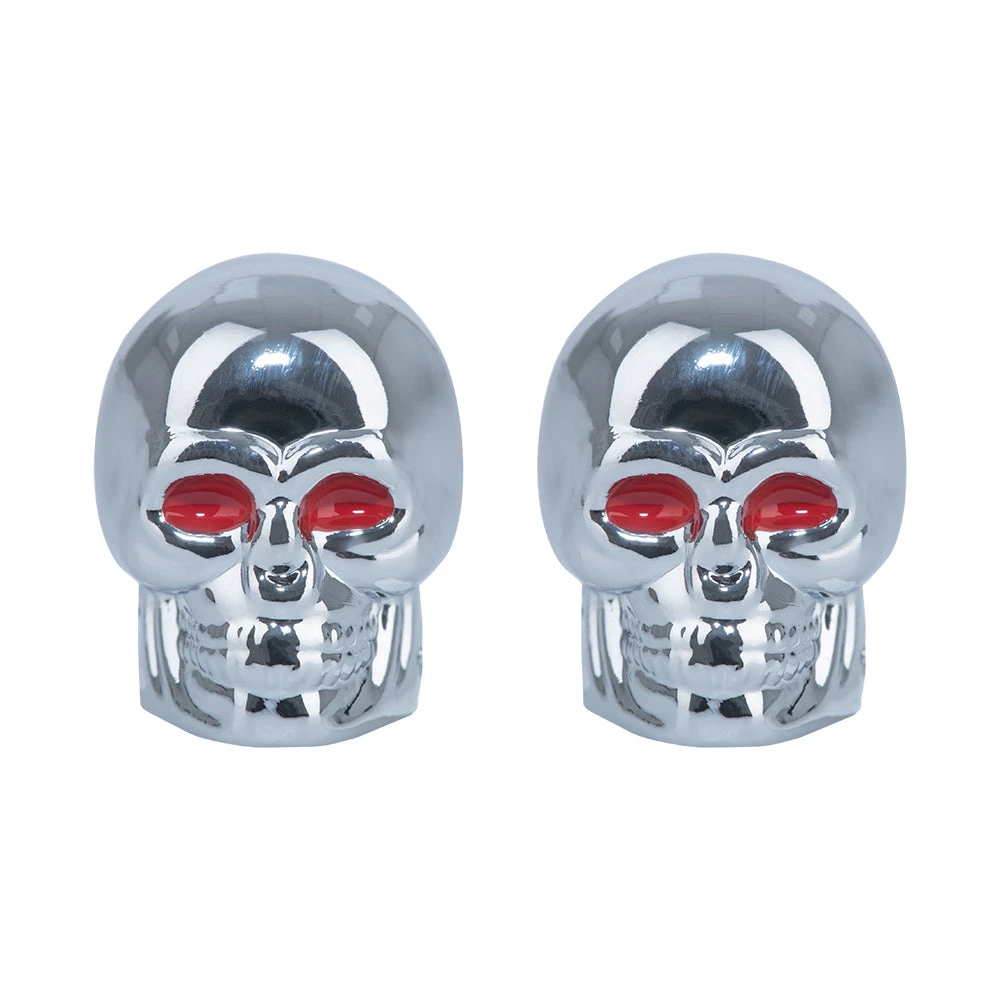 HIGH NOTE PERFORMANCE Oxford Skeleton Valve Caps - Silver Motorcycle Maintenance 2 HIGH NOTE PERFORMANCE Oxford Skeleton Valve Caps - Silver Motorcycle Maintenance