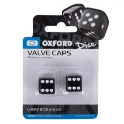 HIGH NOTE PERFORMANCE Oxford Lucky Dice Valve Caps - Black