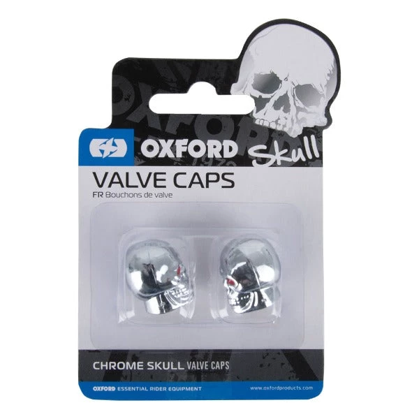 HIGH NOTE PERFORMANCE Oxford Skeleton Valve Caps - Silver Motorcycle Maintenance 1 HIGH NOTE PERFORMANCE Oxford Skeleton Valve Caps - Silver Motorcycle Maintenance