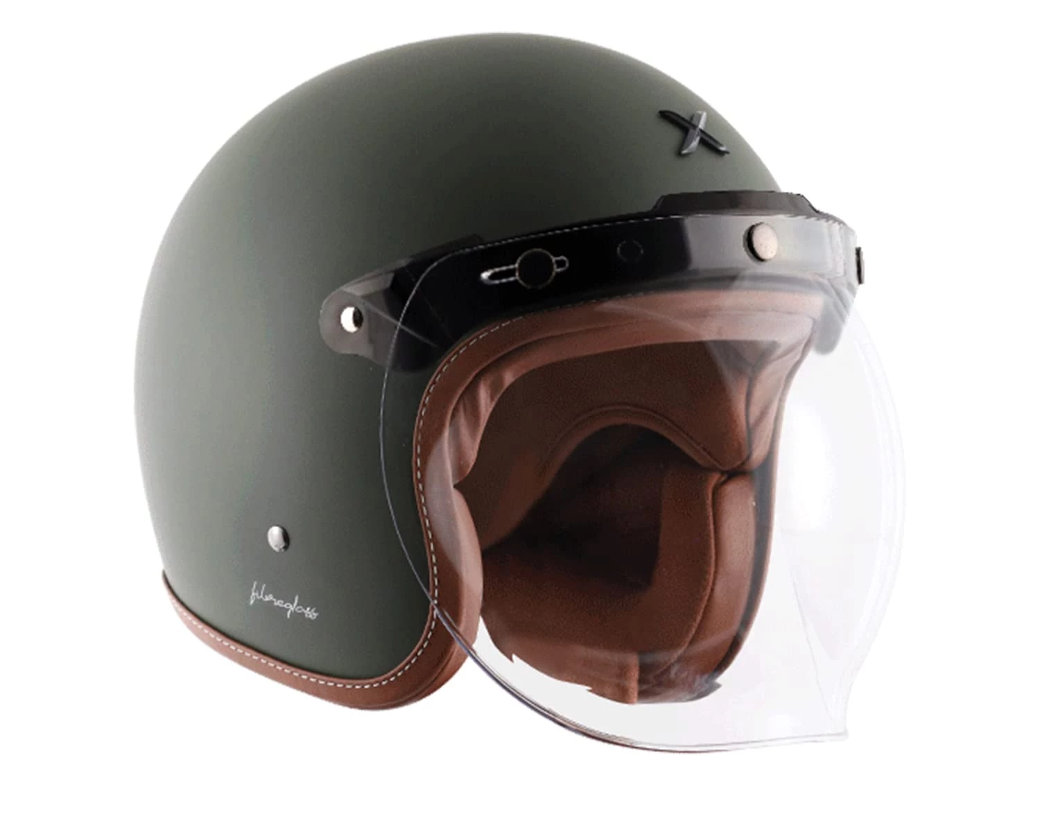 HIGH NOTE PERFORMANCE Axor Retro Jet Leather Matte Helmet Helmets 2 HIGH NOTE PERFORMANCE Axor Retro Jet Leather Matte Helmet Helmets