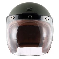 HIGH NOTE PERFORMANCE Axor Retro Jet Leather Matte Helmet Helmets 11 HIGH NOTE PERFORMANCE Axor Retro Jet Leather Matte Helmet Helmets