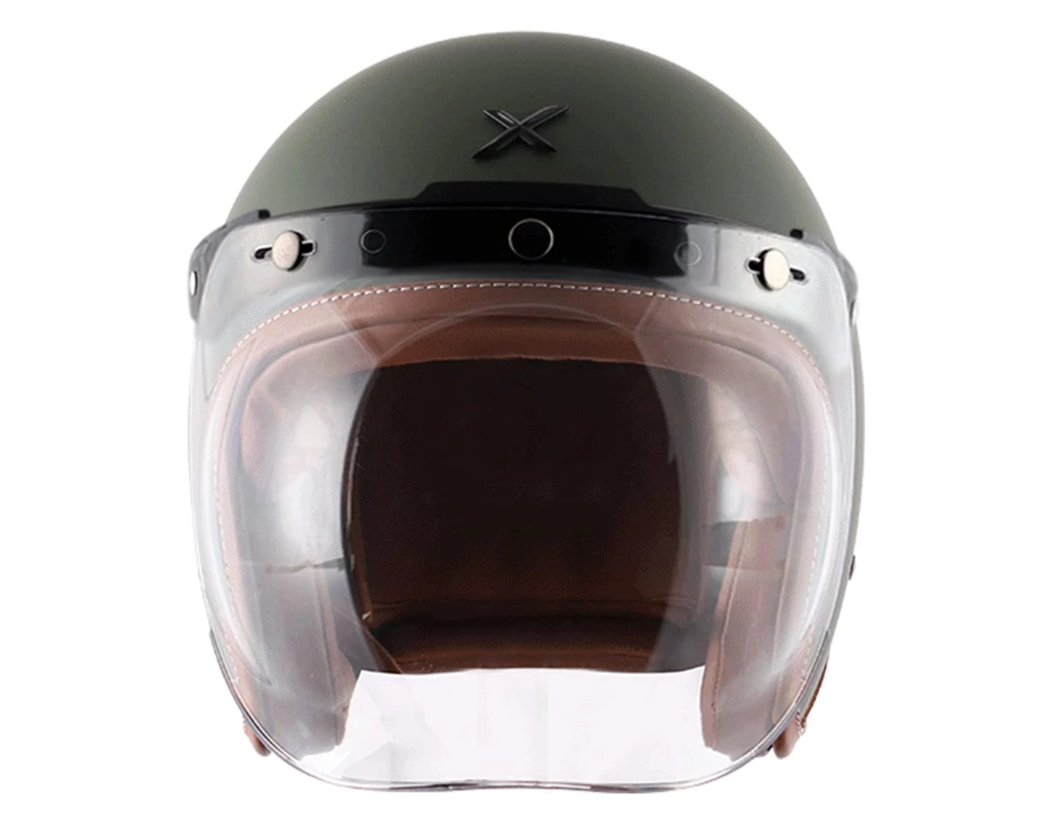 HIGH NOTE PERFORMANCE Axor Retro Jet Leather Matte Helmet Helmets 5 HIGH NOTE PERFORMANCE Axor Retro Jet Leather Matte Helmet Helmets