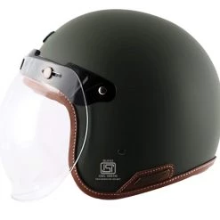 HIGH NOTE PERFORMANCE Axor Retro Jet Leather Matte Helmet Helmets 10 HIGH NOTE PERFORMANCE Axor Retro Jet Leather Matte Helmet Helmets