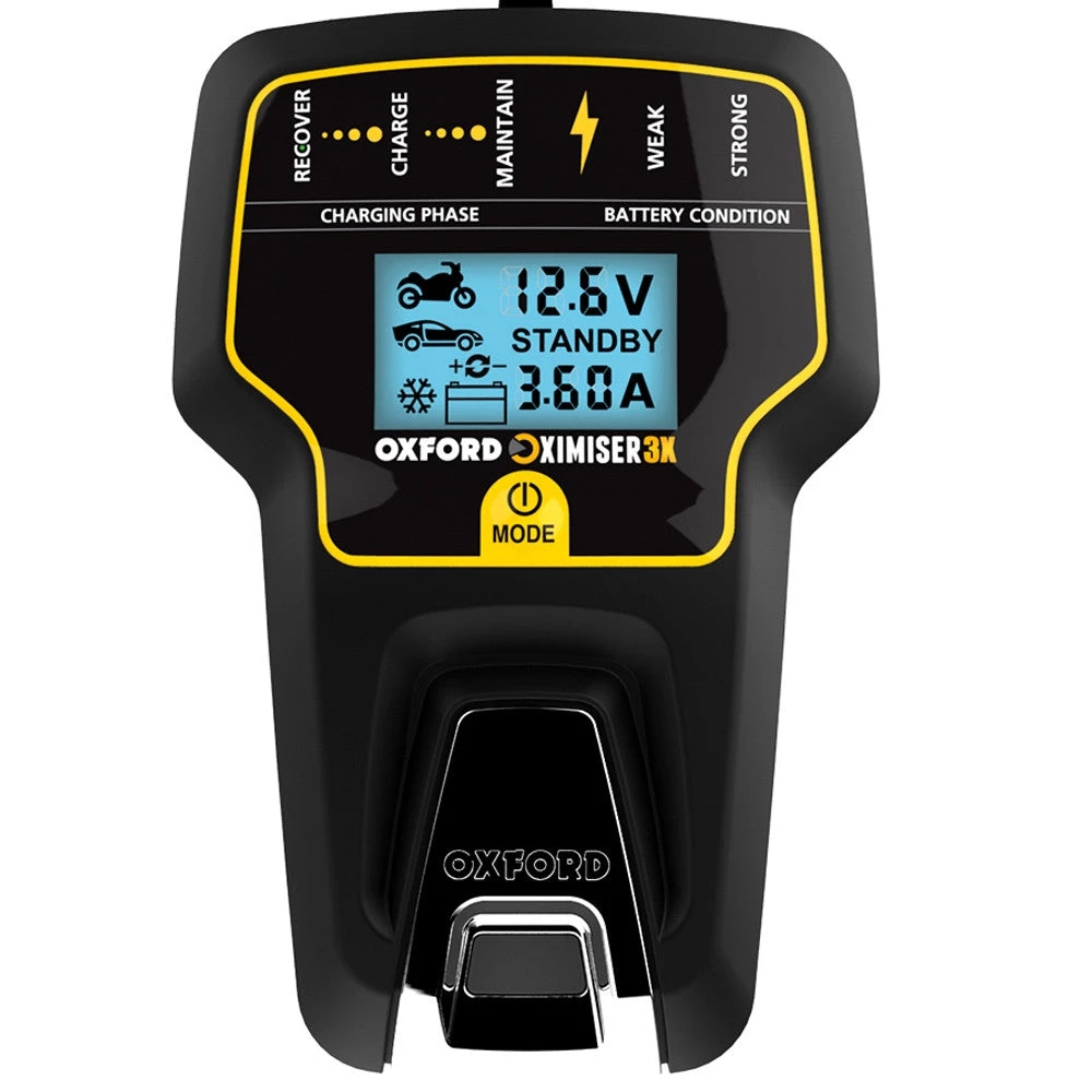 HIGH NOTE PERFORMANCE Oxford Oximiser 3X Advanced Battery Management System Rider Tech 4 HIGH NOTE PERFORMANCE Oxford Oximiser 3X Advanced Battery Management System Rider Tech