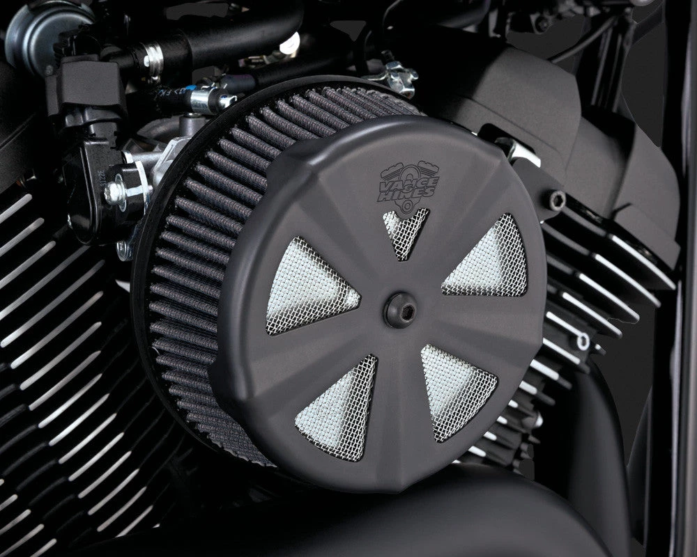 HIGH NOTE PERFORMANCE Vance & Hines Skullcap Crown Air Intake Cover 2 HIGH NOTE PERFORMANCE Vance & Hines Skullcap Crown Air Intake Cover