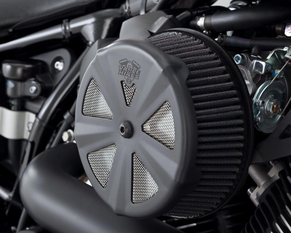 HIGH NOTE PERFORMANCE Vance & Hines Skullcap Crown Air Intake Cover 3 HIGH NOTE PERFORMANCE Vance & Hines Skullcap Crown Air Intake Cover