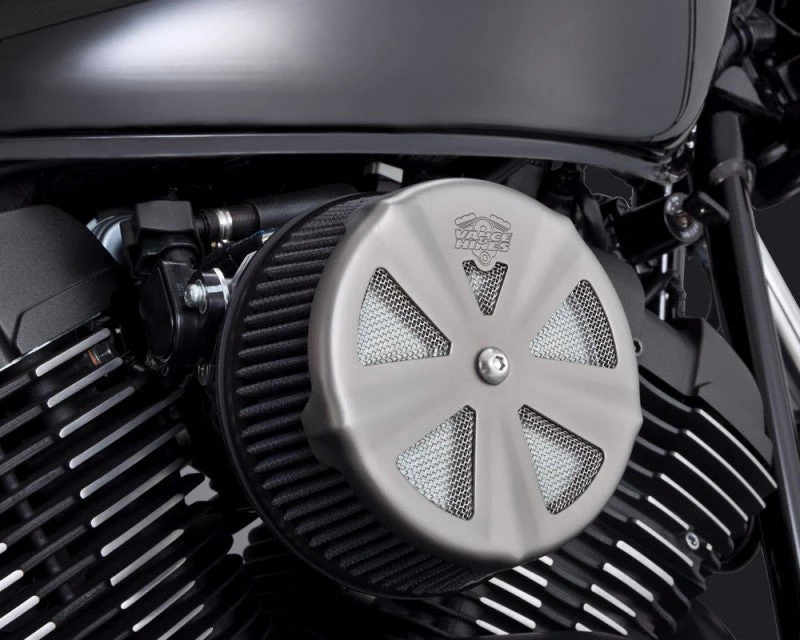 HIGH NOTE PERFORMANCE Vance & Hines Skullcap Crown Air Intake Cover 4 HIGH NOTE PERFORMANCE Vance & Hines Skullcap Crown Air Intake Cover