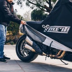 HIGH NOTE PERFORMANCE BYKE'IT! Waterproof Bike Cover-XL Motorcycle Storage