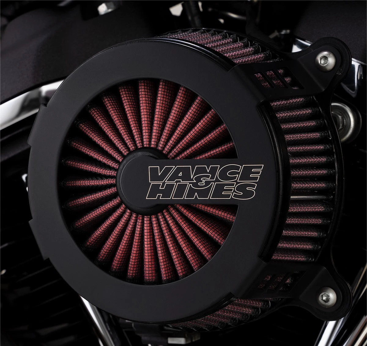 HIGH NOTE PERFORMANCE Parts Vance & Hines VO2 Cage Fighter Air Intake - Sportster 2 HIGH NOTE PERFORMANCE Parts Vance & Hines VO2 Cage Fighter Air Intake - Sportster