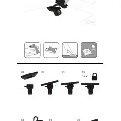 HIGH NOTE PERFORMANCE Oxford Cliqr Motorcycle Handlebar Mount 22.1mm 15 HIGH NOTE PERFORMANCE Oxford Cliqr Motorcycle Handlebar Mount 22.1mm