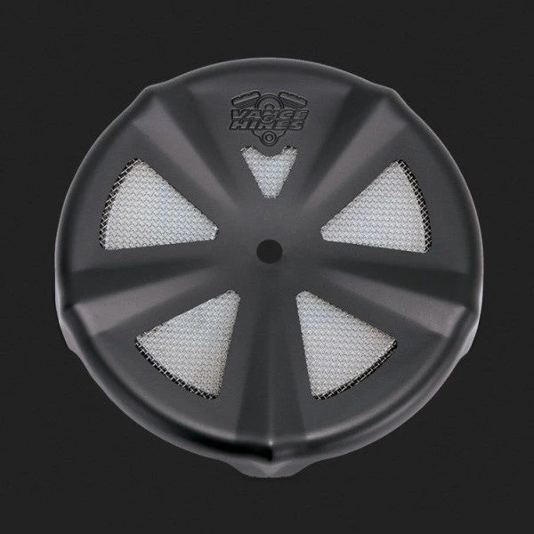 HIGH NOTE PERFORMANCE Vance & Hines Skullcap Crown Air Intake Cover 1 HIGH NOTE PERFORMANCE Vance & Hines Skullcap Crown Air Intake Cover