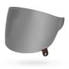HIGH NOTE PERFORMANCE Bell Shield Bullitt Flat, Brown Tab - Silver Iridium Helmet Accessories