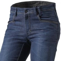HIGH NOTE PERFORMANCE Rev'it! Seattle TF Jeans, Length 34 Riding Pants